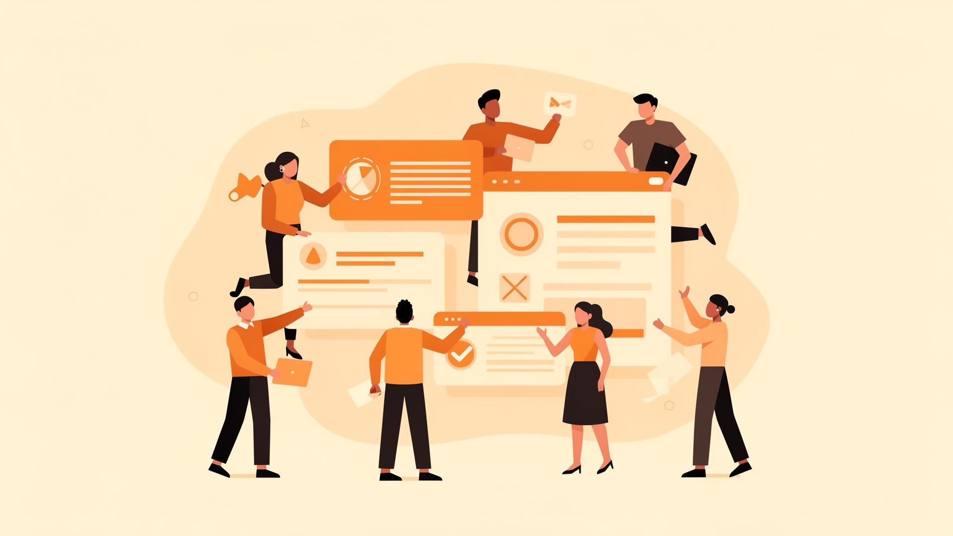 Marketing team collaborating with ConnexaCopy